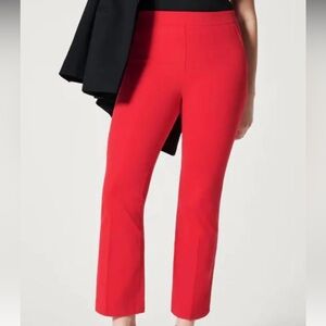 SPANX Red Boot Cut Pants